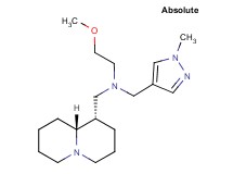 (2-methoxyethyl)[(1-methyl-1H-pyrazol-4-yl)methyl][(1S,9aR)-octahydro-2H-quinolizin-1-ylmethyl]amine
