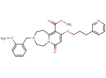 methyl 3-(2-methoxybenzyl)-7-oxo-9-[3-(3-pyridinyl)propoxy]-1,2,3,4,5,7-hexahydropyrido[1,2-d][1,4]diazepine-10-carboxylate