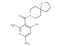 2,6-dimethyl-3-(1-oxa-8-azaspiro[4.5]dec-8-ylcarbonyl)-4-pyridinol
