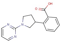 2-[1-(2-pyrimidinyl)-3-pyrrolidinyl]benzoic acid