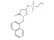 N-[1-(1-naphthylmethyl)-5-oxo-3-pyrrolidinyl]ethanesulfonamide