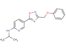 N-isopropyl-5-[3-(phenoxymethyl)-1,2,4-oxadiazol-5-yl]-2-pyridinamine