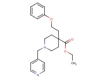 ethyl 4-(2-phenoxyethyl)-1-(4-pyridinylmethyl)-4-piperidinecarboxylate