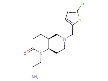 rel-(4aS,8aR)-1-(2-aminoethyl)-6-[(5-chloro-2-thienyl)methyl]octahydro-1,6-naphthyridin-2(1H)-one dihydrochloride