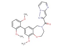 7-(2,6-dimethoxyphenyl)-9-methoxy-4-(pyrazolo[1,5-a]pyrimidin-2-ylcarbonyl)-2,3,4,5-tetrahydro-1,4-benzoxazepine