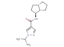 1-isopropyl-N-[(1S*,3aS*,6aS*)-octahydropentalen-1-yl]-1H-pyrazole-4-carboxamide