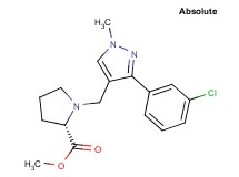 methyl 1-{[3-(3-chlorophenyl)-1-methyl-1H-pyrazol-4-yl]methyl}-L-prolinate