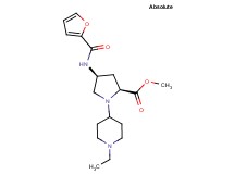 methyl (4S)-1-(1-ethyl-4-piperidinyl)-4-(2-furoylamino)-L-prolinate