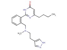 6-butyl-2-[2-({methyl[2-(1H-pyrazol-4-yl)ethyl]amino}methyl)phenyl]pyrimidin-4(3H)-one