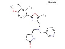 (5S)-5-{[{[2-(4-methoxy-2,3-dimethylphenyl)-5-methyl-1,3-oxazol-4-yl]methyl}(3-pyridinylmethyl)amino]methyl}-2-pyrrolidinone