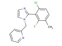 2-{[2-(6-chloro-2-fluoro-3-methylphenyl)-1H-imidazol-1-yl]methyl}pyridine