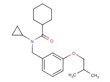 N-cyclopropyl-N-(3-isobutoxybenzyl)cyclohexanecarboxamide
