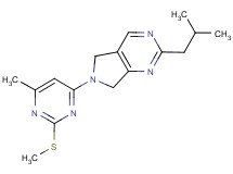 2-isobutyl-6-[6-methyl-2-(methylthio)pyrimidin-4-yl]-6,7-dihydro-5H-pyrrolo[3,4-d]pyrimidine
