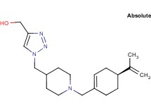 {1-[(1-{[(4S)-4-isopropenyl-1-cyclohexen-1-yl]methyl}-4-piperidinyl)methyl]-1H-1,2,3-triazol-4-yl}methanol