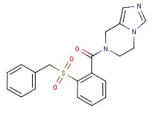 7-[2-(benzylsulfonyl)benzoyl]-5,6,7,8-tetrahydroimidazo[1,5-a]pyrazine
