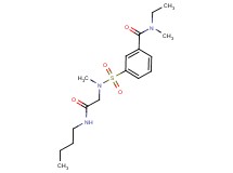 3-{[[2-(butylamino)-2-oxoethyl](methyl)amino]sulfonyl}-N-ethyl-N-methylbenzamide