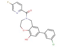 7-(3-chlorophenyl)-4-[(5-fluoropyridin-2-yl)carbonyl]-2,3,4,5-tetrahydro-1,4-benzoxazepin-9-ol