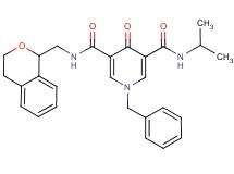 1-benzyl-N-(3,4-dihydro-1H-isochromen-1-ylmethyl)-N'-isopropyl-4-oxo-1,4-dihydro-3,5-pyridinedicarboxamide