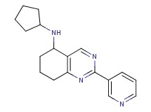 N-cyclopentyl-2-(3-pyridinyl)-5,6,7,8-tetrahydro-5-quinazolinamine