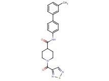N-(3'-methyl-4-biphenylyl)-1-(1,2,5-thiadiazol-3-ylcarbonyl)-4-piperidinecarboxamide