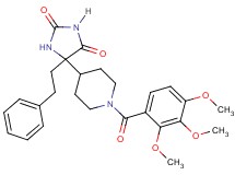 5-(2-phenylethyl)-5-[1-(2,3,4-trimethoxybenzoyl)-4-piperidinyl]-2,4-imidazolidinedione