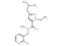 N-[(2-chloro-3-pyridinyl)methyl]-1-ethyl-3-isobutyl-N-methyl-1H-pyrazole-5-carboxamide