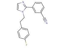 3-{1-[2-(4-fluorophenyl)ethyl]-1H-imidazol-2-yl}benzonitrile