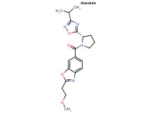 6-{[(2S)-2-(3-isopropyl-1,2,4-oxadiazol-5-yl)pyrrolidin-1-yl]carbonyl}-2-(2-methoxyethyl)-1,3-benzoxazole