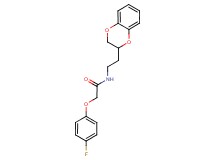 N-[2-(2,3-dihydro-1,4-benzodioxin-2-yl)ethyl]-2-(4-fluorophenoxy)acetamide
