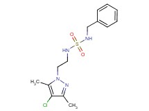 N-benzyl-N'-[2-(4-chloro-3,5-dimethyl-1H-pyrazol-1-yl)ethyl]sulfamide