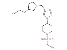 1-(ethylsulfonyl)-4-{4-[(3-propylpyrrolidin-1-yl)methyl]-1H-1,2,3-triazol-1-yl}piperidine
