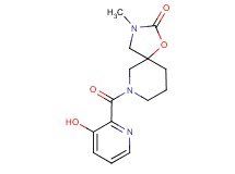 7-[(3-hydroxy-2-pyridinyl)carbonyl]-3-methyl-1-oxa-3,7-diazaspiro[4.5]decan-2-one