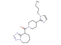 9-{[4-(1-butyl-1H-imidazol-2-yl)piperidin-1-yl]carbonyl}-6,7,8,9-tetrahydro-5H-tetrazolo[1,5-a]azepine