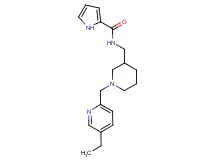 N-({1-[(5-ethylpyridin-2-yl)methyl]piperidin-3-yl}methyl)-1H-pyrrole-2-carboxamide