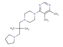 4-[4-(2,2-dimethyl-3-pyrrolidin-1-ylpropyl)piperazin-1-yl]-5,6-dimethylpyrimidine