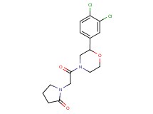 1-{2-[2-(3,4-dichlorophenyl)morpholin-4-yl]-2-oxoethyl}pyrrolidin-2-one