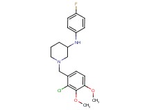 1-(2-chloro-3,4-dimethoxybenzyl)-N-(4-fluorophenyl)-3-piperidinamine