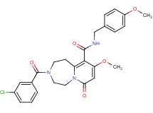 3-(3-chlorobenzoyl)-9-methoxy-N-(4-methoxybenzyl)-7-oxo-1,2,3,4,5,7-hexahydropyrido[1,2-d][1,4]diazepine-10-carboxamide
