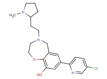 7-(5-chloropyridin-2-yl)-4-[2-(1-methylpyrrolidin-2-yl)ethyl]-2,3,4,5-tetrahydro-1,4-benzoxazepin-9-ol