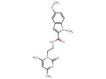N-[2-(4,6-dimethyl-2-oxo-1(2H)-pyrimidinyl)ethyl]-5-methoxy-1-methyl-1H-indole-2-carboxamide