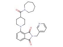 4-[4-(1-azepanylcarbonyl)-1-piperidinyl]-2-(3-pyridinylmethyl)-1H-isoindole-1,3(2H)-dione
