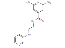 2,6-dimethyl-N-[2-(pyridin-3-ylamino)ethyl]isonicotinamide