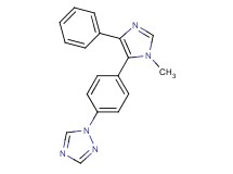 1-[4-(1-methyl-4-phenyl-1H-imidazol-5-yl)phenyl]-1H-1,2,4-triazole