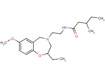 N-[2-(2-ethyl-7-methoxy-2,3-dihydro-1,4-benzoxazepin-4(5H)-yl)ethyl]-3-methylpentanamide