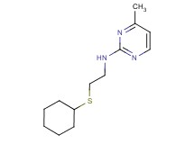 N-[2-(cyclohexylthio)ethyl]-4-methylpyrimidin-2-amine