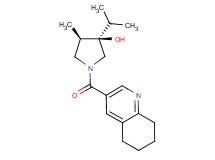 (3R*,4R*)-3-isopropyl-4-methyl-1-(5,6,7,8-tetrahydro-3-quinolinylcarbonyl)-3-pyrrolidinol