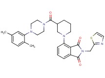 4-(3-{[4-(2,5-dimethylphenyl)-1-piperazinyl]carbonyl}-1-piperidinyl)-2-(1,3-thiazol-2-ylmethyl)-1H-isoindole-1,3(2H)-dione