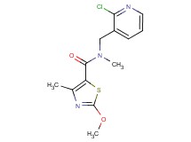 N-[(2-chloropyridin-3-yl)methyl]-2-methoxy-N,4-dimethyl-1,3-thiazole-5-carboxamide