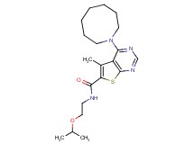 4-(1-azocanyl)-N-(2-isopropoxyethyl)-5-methylthieno[2,3-d]pyrimidine-6-carboxamide