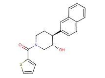 (3S*,4S*)-4-(2-naphthyl)-1-(2-thienylcarbonyl)piperidin-3-ol